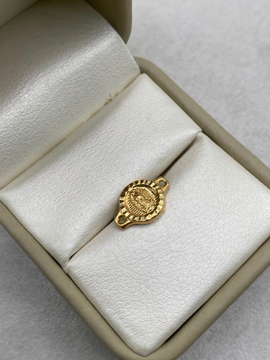 Tobillera Virgen Guadalupe Oro amarillo 18k 0,6 Gr / 1,5 Cm