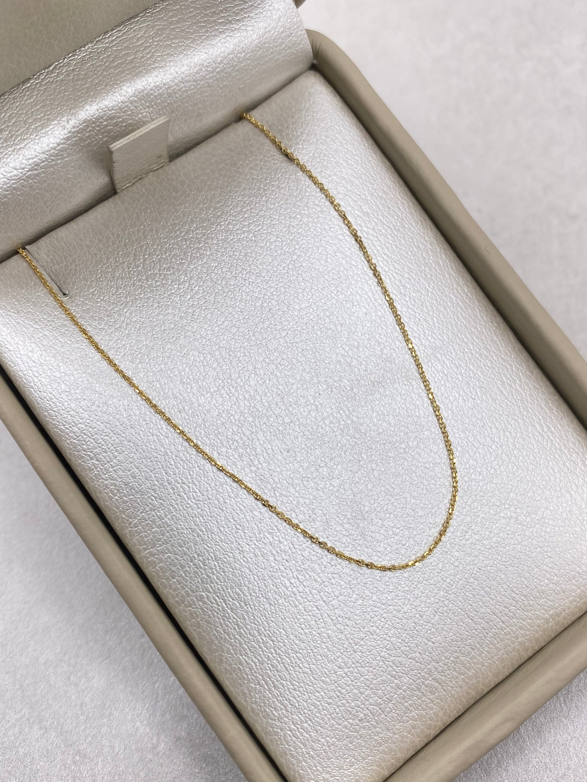 Cadena It Mini Aro Seguido Oro amarillo 18k 1,40 Gr / 0,8 mm / 50 Cm