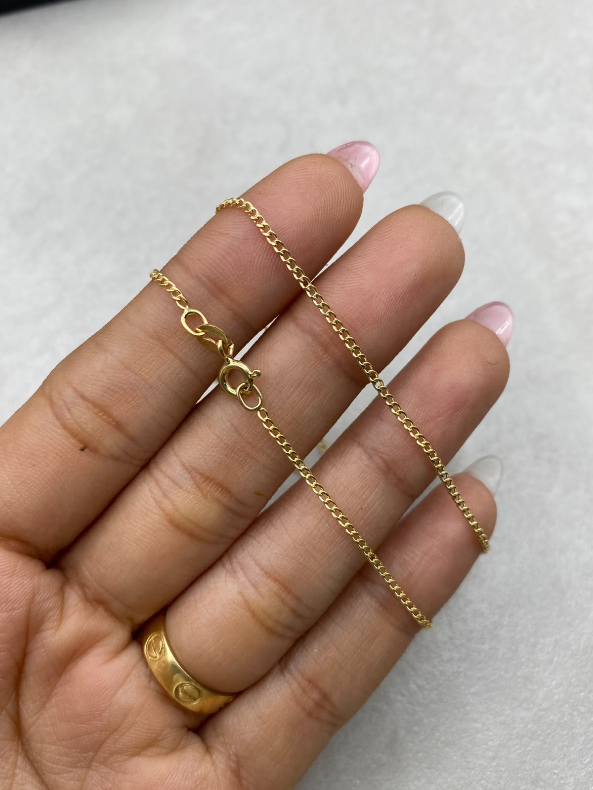 Cadena It Cubana Oro amarillo 18k 2 Gr / 1,5 mm / 60 Cm