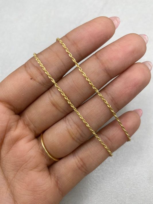 Cadena It mini lazo  Oro amarillo 18k +1 / 0,85 Gr / 1,0 mm / 45 Cm