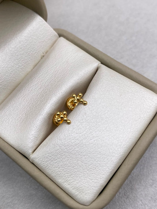 Topos Cruz Cristo (R) Oro amarillo 18k 0,54 Gr / 6 mm