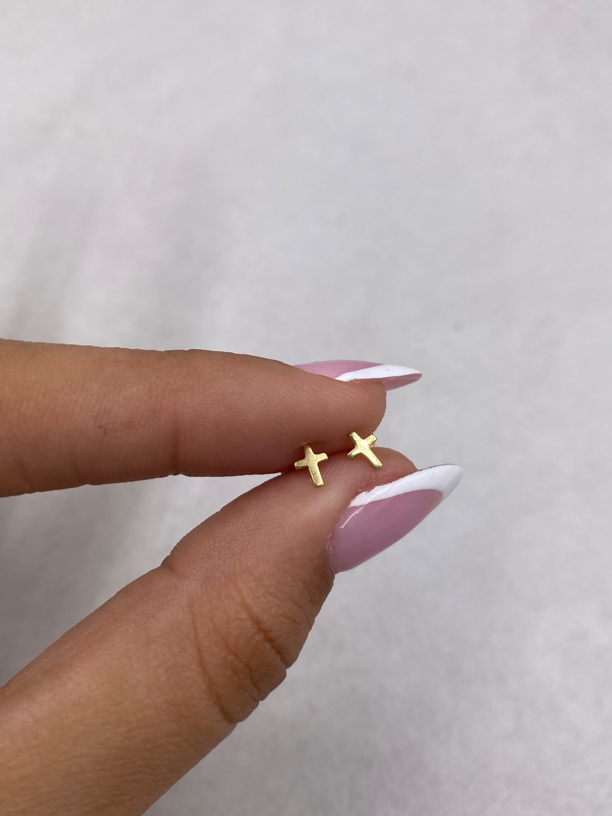 Topos Cruz Lisa (R) Oro amarillo 18k 0,47 Gr / 3,7 mm