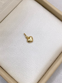 Dije Corazon Inflado Oro amarillo 18k 0,16 Gr / 1,10 Cm