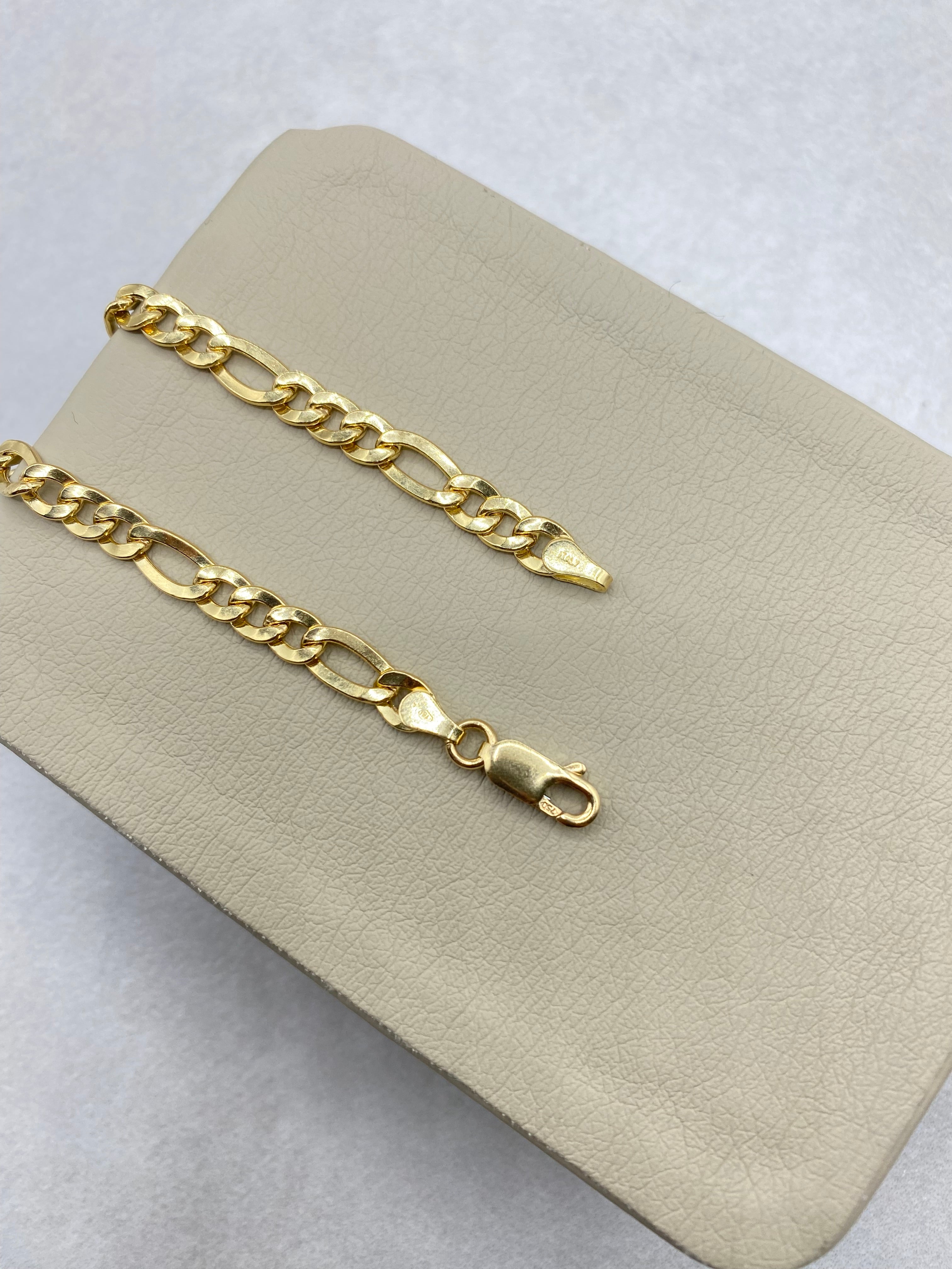 Pulso It 3x1 Oro amarillo 18k +1 / 4,89 Gr / 5,0 mm / 21 Cm