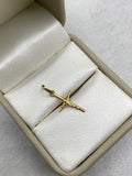 Dije cruz cristo (R) Oro amarillo 18k 0,61 Gr / 10,93 mm / 2,0 Cm