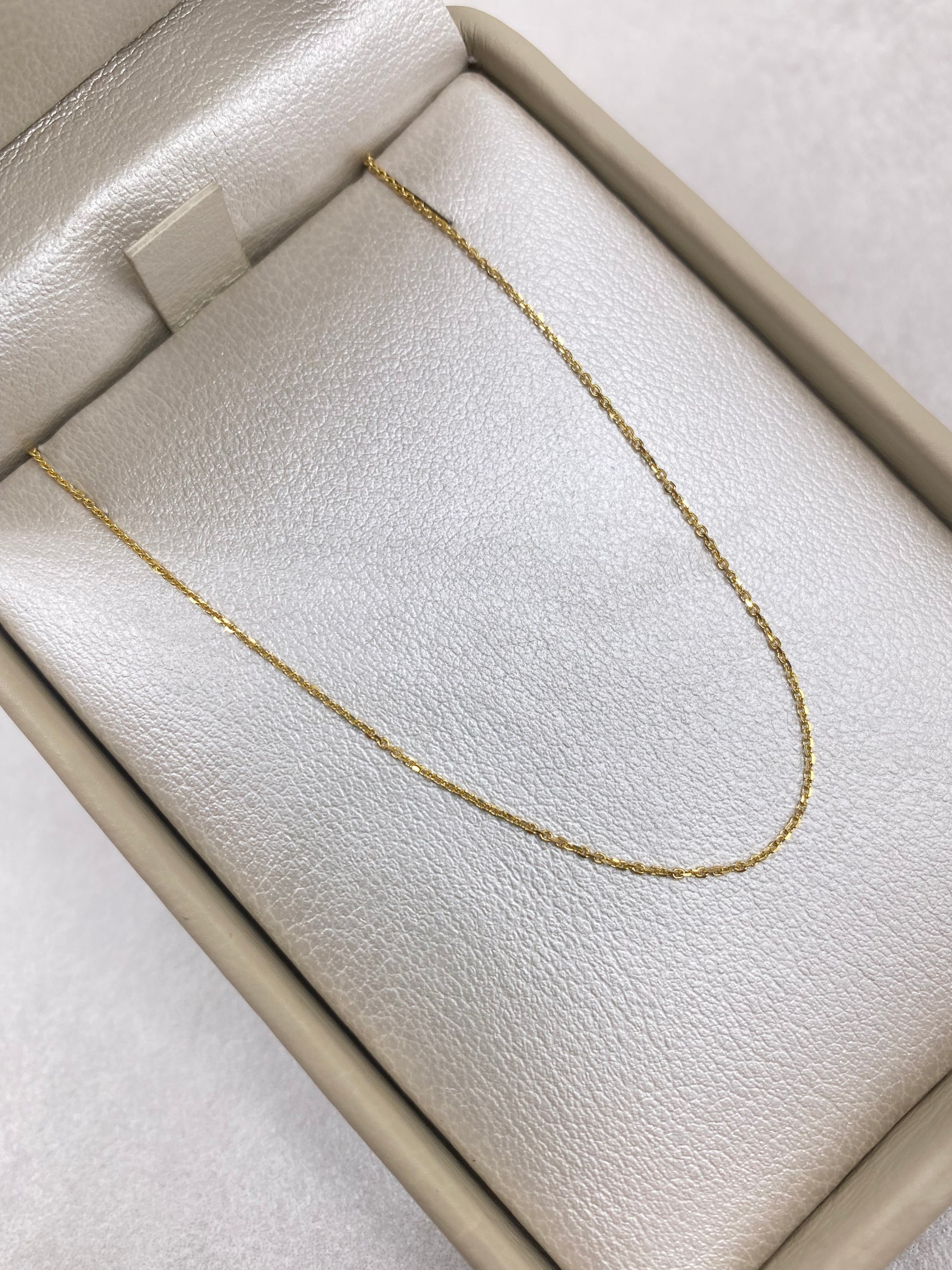 Cadena It Mini Aro Seguido Oro amarillo 18k 1,3 Gr / 0,8 mm / 45 Cm