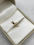 Dije silueta corazon (R) Oro amarillo 18k 0,52 Gr / 8,03 mm / 1,3 Cm