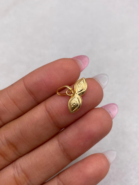 Dije Ojo Santa Lucia (R) Oro amarillo 18k 0,46 Gr / 1,5 Cm