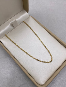 Cadena It singapur Oro amarillo 18k +1 / 1,0 Gr / 2,0 mm / 50 Cm