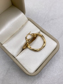 Candonga entorchada Oro amarillo 18k 1,93 Gr / 3,0 Cm