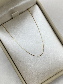 Cadena It Veneciana Oro amarillo 18k +1 / 1,17 Gr / 0,46 mm / 50 Cm
