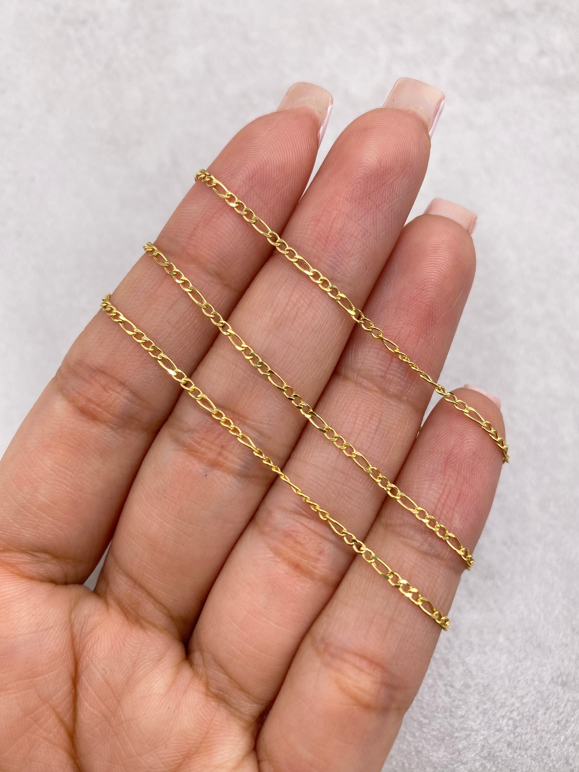 Cadena It 3x1 Oro amarillo 18k 1,55 Gr / 1,4 mm / 50 Cm