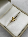 Herraje Bolsa De Dinero Oro amarillo 18k 0,22 Gr / 1,1 Cm
