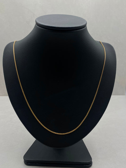 Cadena It china Oro amarillo 18k +1 / 3,0 Gr / 1,5 mm / 60 Cm