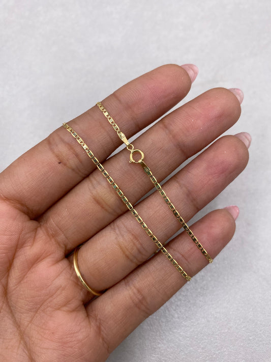Cadena It plana Oro amarillo 18k 1,40 Gr / 1,32 mm / 45 Cm