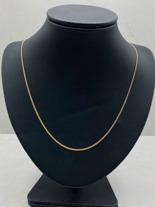 Cadena It Cubana Oro amarillo 18k 2 Gr / 1,5 mm / 60 Cm