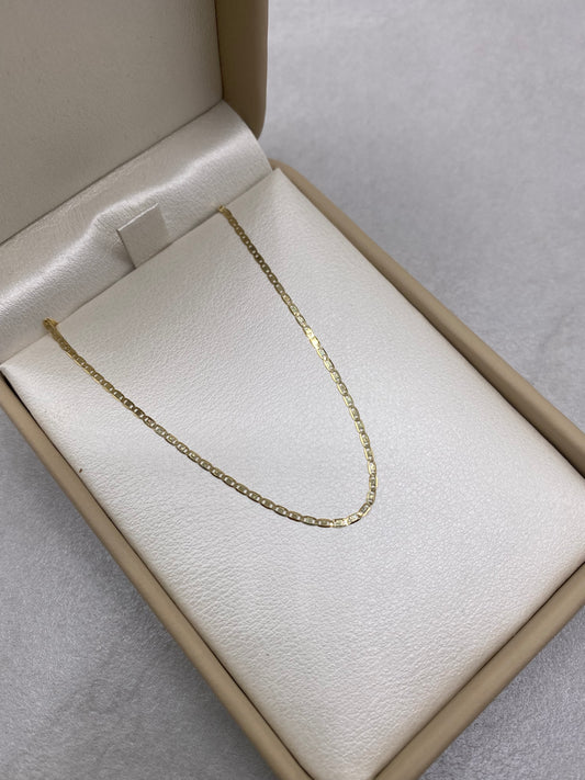 Cadena It plana Oro amarillo 18k 1,40 Gr / 1,32 mm / 45 Cm