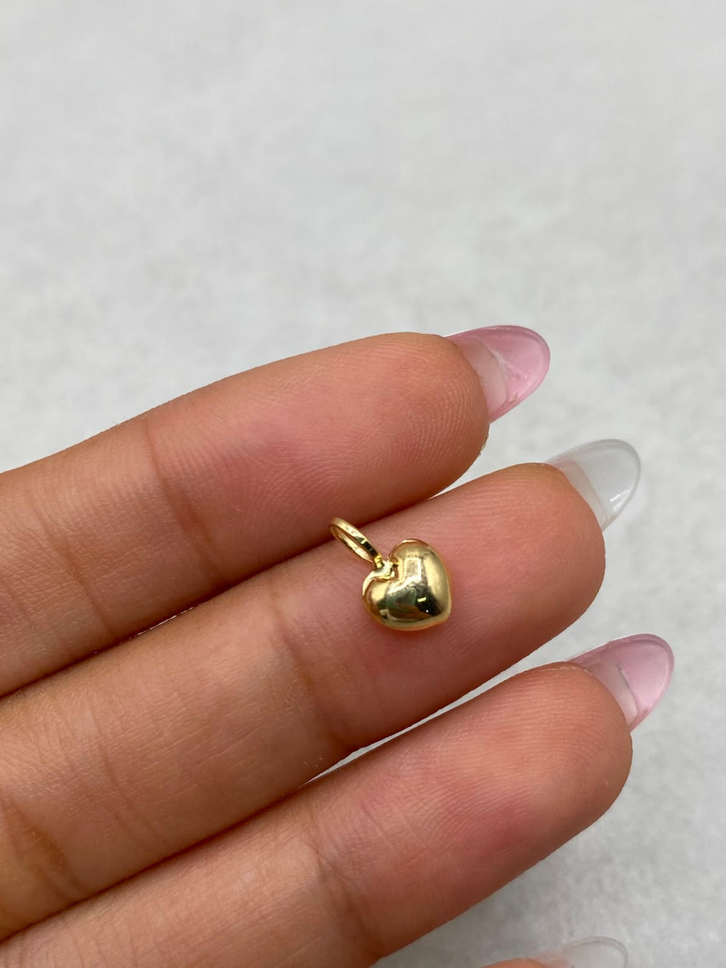 Dije corazon inflado Oro amarillo 18k 0,27 Gr / 6 mm / 1 Cm
