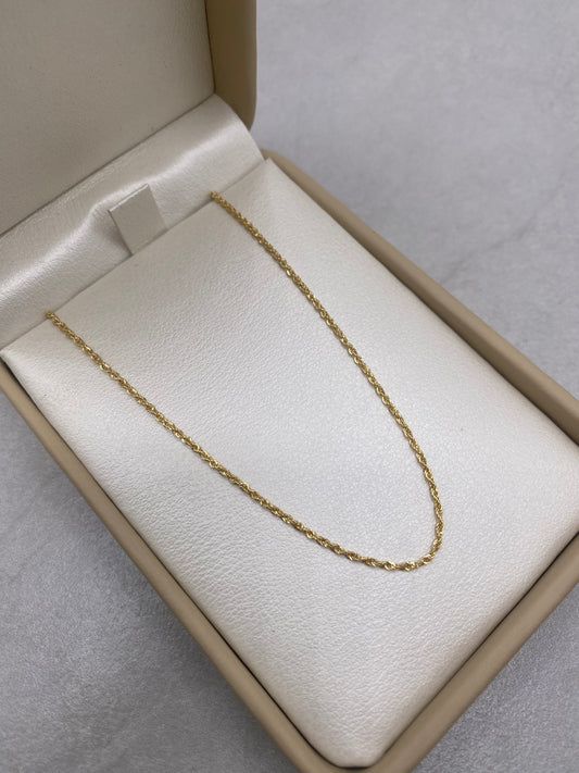 Cadena It mini lazo  Oro amarillo 18k +1 / 0,85 Gr / 1,0 mm / 45 Cm