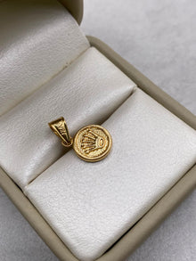 Dije Corona RX Oro amarillo 18k 0,61 Gr / 1,8 Cm