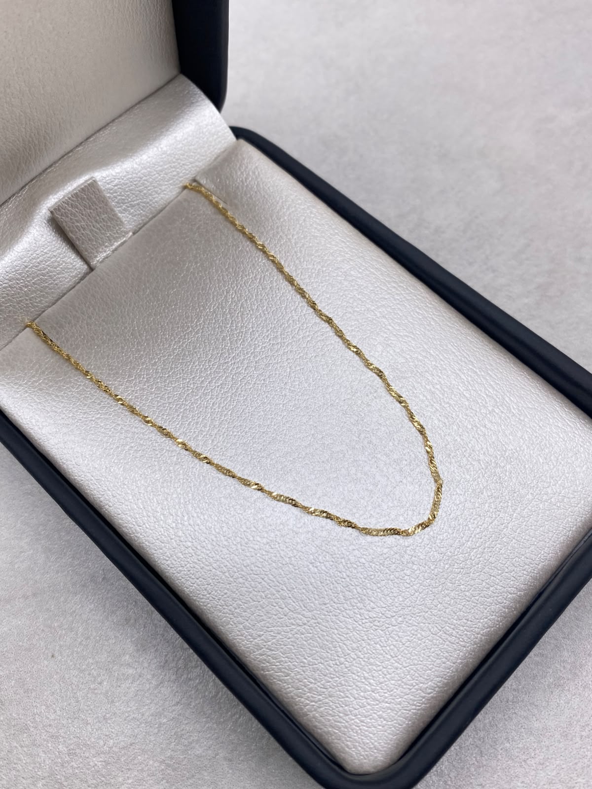 Cadena It singapur Oro amarillo 18k +1 / 1,72 Gr / 1,5 mm / 45 Cm