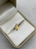 Herraje Corona RX Oro amarillo 18k 0,24 Gr / 1,3 Cm