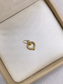 Dije Corazon Contorno 0,34 Gr / 1,30 Cm