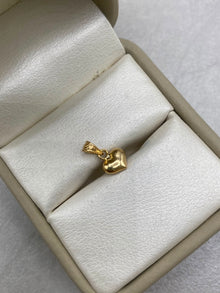 Dije corazon inflado Oro amarillo 18k 0,26 Gr / 7,15 mm / 1,5 Cm