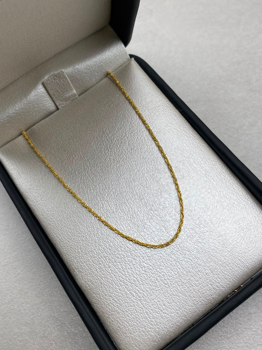 Cadena It Lazo Oro amarillo 18k +1 / 1,03 Gr / 2 mm / 60 Cm