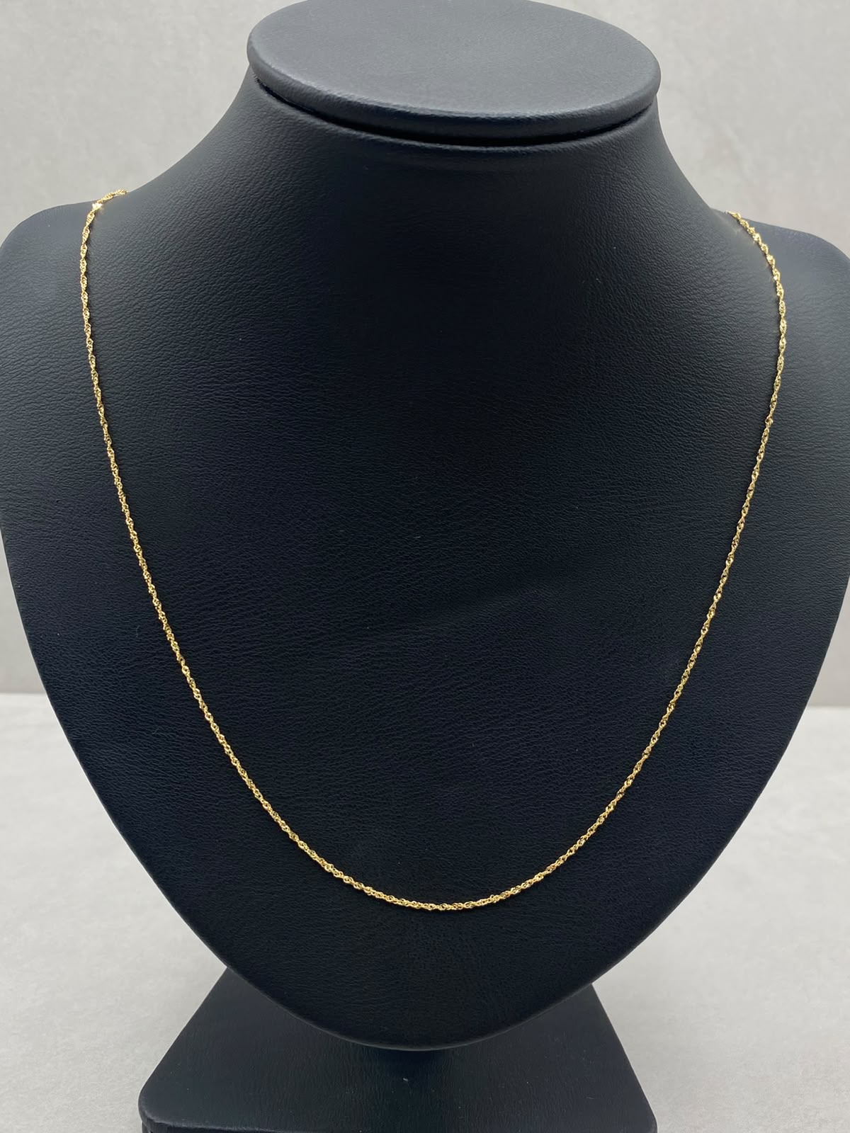 Cadena It singapur Oro amarillo 18k +1 / 1,72 Gr / 1,5 mm / 45 Cm