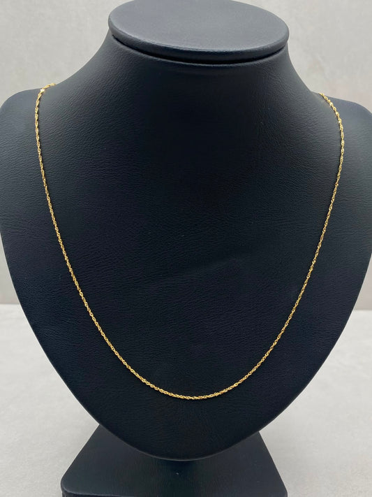 Cadena It singapur Oro amarillo 18k +1 / 1,74 Gr / 1,5 mm / 45 Cm