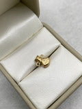 Herraje bolsa de dinero (R) Oro amarillo 18k 0,34 Gr / 1,0 Cm
