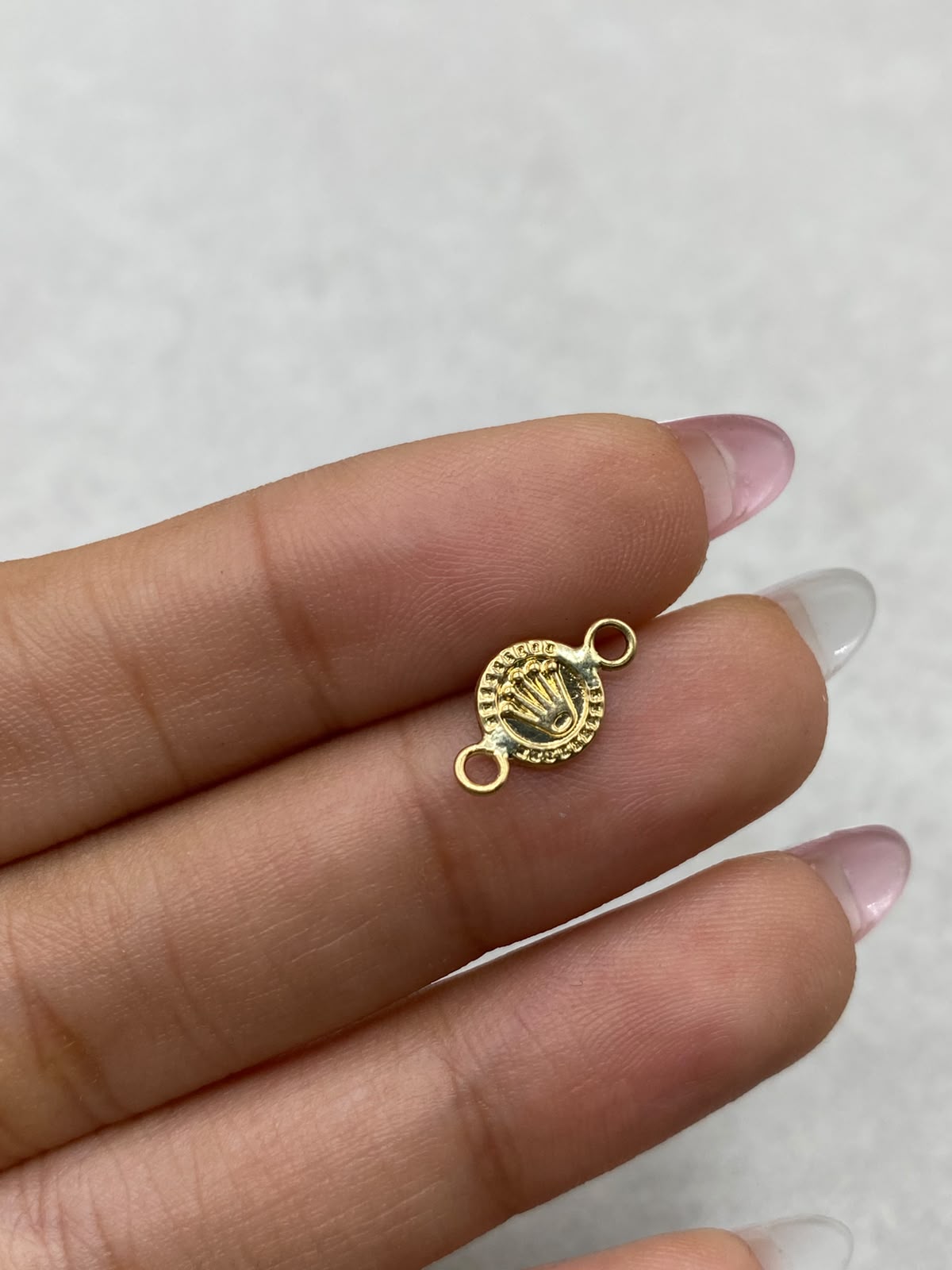 Herraje Corona RX Oro amarillo 18k 0,24 Gr / 1,3 Cm