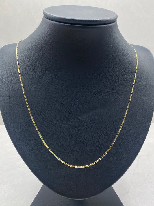 Cadena It plana Oro amarillo 18k 1,40 Gr / 1,32 mm / 45 Cm