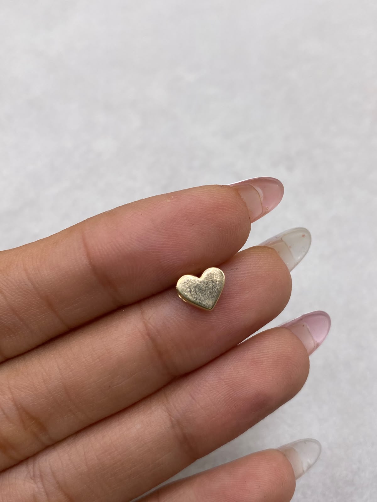 Dije corazon inflado (r) Oro amarillo 18k 0,50 Gr / 6,20 mm / 0,8 Cm