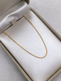 Cadena It china Oro amarillo 18k +1 / 3,17 Gr / 1,2 mm / 60 Cm