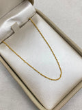 Cadena It mini lazo Oro amarillo 18k +1 / 0,83 Gr / 1 mm / 45 Cm