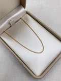 Cadena It mini cubana Oro amarillo 18k 2 Gr / 1,5 mm / 60 Cm