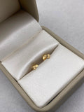 Topos corazon plano diamantado Oro amarillo 18k 0,38 Gr / 5 mm
