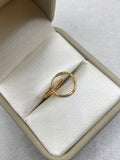 Candonga imperdible Oro amarillo 18k 0,56 Gr / 12 Cm