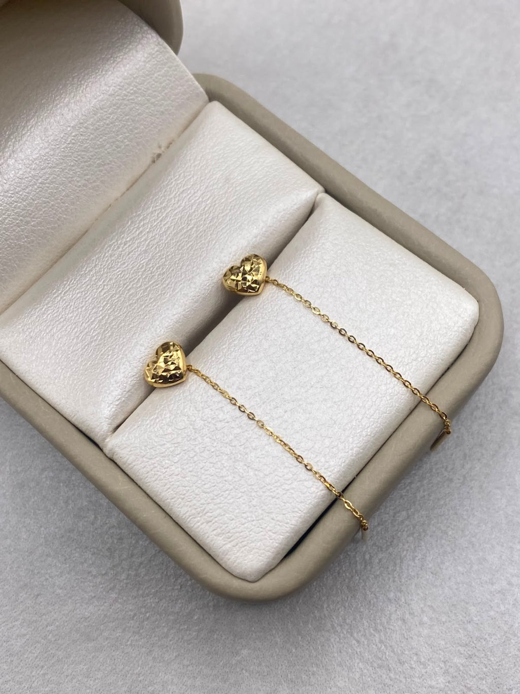 Topos It Corazon diamantados aguja  Oro amarillo 18k +1 / 0,40 Gr