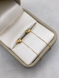 Topos It Corazon diamantados aguja  Oro amarillo 18k +1 / 0,40 Gr