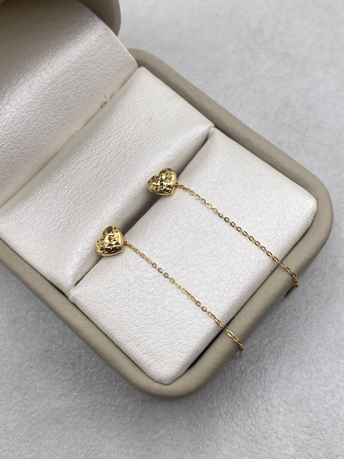 Topos It Corazon diamantados aguja  Oro amarillo 18k +1 / 0,40 Gr