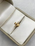 Herraje bolsa de dinero inflado Oro amarillo 18k 0,29 Gr / 8 Cm