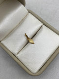 Dije ala pequeña Oro amarillo 18k 0,2 Gr / 1,8 Cm