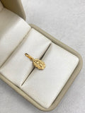 Dije Silueta virgen Guadalupe Oro amarillo 18k 0,37 Gr / 7 mm / 1,8 Cm