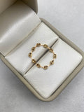 Anillo GC  Oro amarillo 18k / Talla 6 1/2 / 0,46 Gr