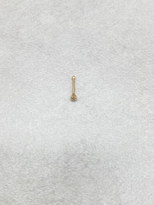 Piercing chispa circon blanco (nariz)