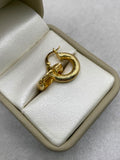 Candonga entorchada Oro amarillo 18k 2,55 Gr / 2 Cm