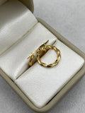 Candonga entorchada* Oro amarillo 18k 1,20 Gr / 2,0 Cm